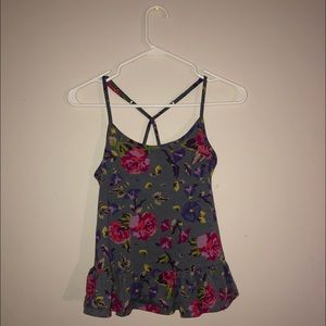 floral tank top from garage